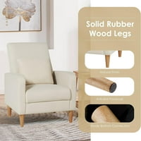 Moderna tapacirana fotelja akcenta sa jastukom, tkanina čitanje dnevnog boravka bočne stolice, jednokrevetni