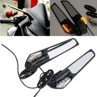 Motocikl Stražnji pogled Bočno ogledalo LED lampica pokazivača za Hondu za Kawasaki