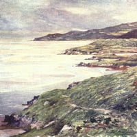 Lijepi Wales Lonely Shore, Barmouth Estuarski poster Print Robert Fowler