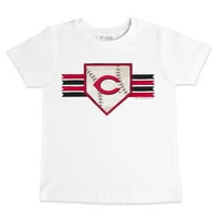 Mladića Tiny Turpap bijeli Cincinnati Reds Base Stripe majica