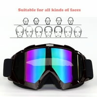 Otvorene naočare, ski sniježe za muškarce, žene i mlade, UV zaštitu, jasan 1pack