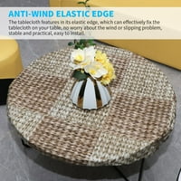 Flannel stol pokrivač protiv vjetra PVC stol podatak za dodir za izradu lako instalirajući tiskani elastični