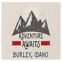 Burley Idaho suvenir Frižider Magnet Avantura čeka dizajn