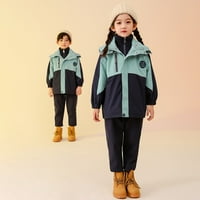 Zimski kaputi za djevojčice i djevojke dva seta hidroizolacije dugih rukava i skijanja