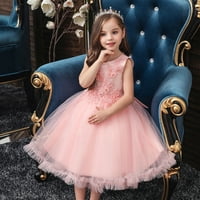 Haljina od princeze devojke natečene haljine cvjetni haljina haljina