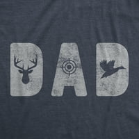 Muški tata Lov majica Smiješni dan Day Day poklon za tata vanjski jelen Hunter Graphic Tee - XXL grafički teže
