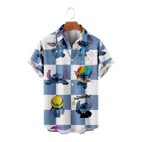 Lilo & Stitch Tops T-majice T majice Ležerna majica majica 3D Print kratki rukav 3D majica roditelj-dijete