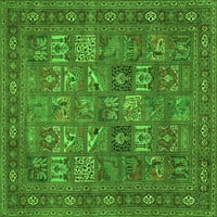 Ahgly Company u zatvorenom pravokutniku Perzijski zeleni tradicionalni prostirke, 8 '10 '