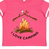 Inktastic Volim kamp vatre sa močvarim i hot-dog poklon dječaka majica ili majica mališana