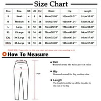 Homenesgenics ženske hlače plus veličina ljetne ženske ležerne pantalone labave solidne elastične struke duge hlače sa džepom