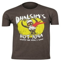 Fapcom Street Fighter Dhalsim's Hot Yoga majica - Veliki - Espresso Heather