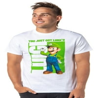Super Mario Bros Movie Muška košulja Luigi, upravo ste dobili majicu za odrasle Luigi'd