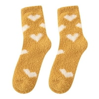 Ženske koralne čarape Srce Print Čarape Šarene lagane pamučne čarape Čarape B jedna veličina