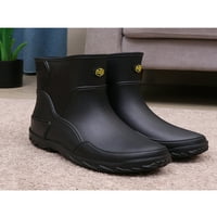 Muške vrtne cipele na vanjskoj kišni čizme Lagano vodootporno pokretanje PVC kišnice otporne na crne