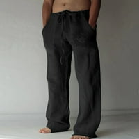 Široke pantalone za noge za muškarce tiskane vučne patvene pantalone casual bager-lagane salone sa džepovima