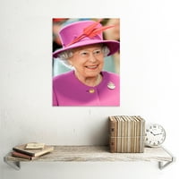 Rouse Portret Queen Elizabeth II Engleska Photo Umrand Wall Art Print Poster Početna Dekor Premium
