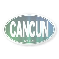 Cafepress - Cancun Mexico - Naljepnica