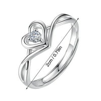 Lroplie prstenovi za žene Djevojke vole izvrsne dizajn Prikladni pokloni za prsten za Valentinovo
