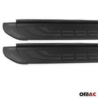 Bočni koraci Trgovinske ploče Nerf barovi crne boje. Za Mazda CX-2013-