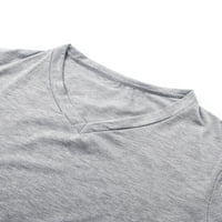 Niuer Muns Casual Atletic Majica - Basic V izrez dugih rukava TEE Sport Solid Color Top