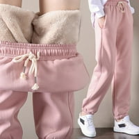 Modne ženske hlače Čvrsto boje kašmir džep casual pantalone sportske hlače duge hlače redovne modne