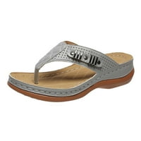 Ženske ortopedske sandale klinove flip-flops sandale na plaži Udobne cipele Ljetne papuče