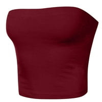 Fjofpr Ženski vrhovi ženske ljetne majice, pune boje bez rukava bez rukava, bez kaiševe