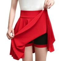 Mini suknje za čišćenje Leesechin za žene plus veličine visokog struka Čvrsta haljina za olovke HIP