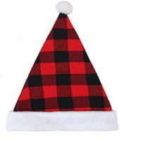 Plastirani božićni šešir luksuzni plišani šešir božićni ukrasi unise božićne zalihe zalihe