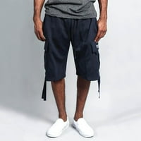 Hanas muške hlače Muške ljetne hlače s labavim hlačama Multi-džepne vučne mačke za muškarce Jogging