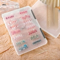 Plastična prašinana salon za nokte za rukotvorine za nokciju Kućna upotreba Organizator za šminkanje