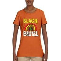 Divlji bobby crni je prekrasna grafička majica crna pride ženska, narančasta, mala