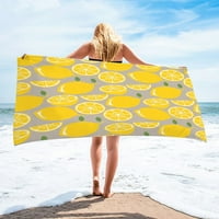 Hesxuno ručnik za plažu od mikrovlakana super lagana šarena ručnik za kupanje otporna na plažu sa višenamjenskim ručnikom za putni bazen