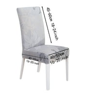 Gooyert Stretch blagovaonicu prekrivača Ispisani stolica za ispisani ležaj klizač protiv prašine zaštitnik