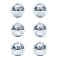 Popvcly Disco Dekoracija kuglice za zabavu Božić Xmas Set stabla od 6