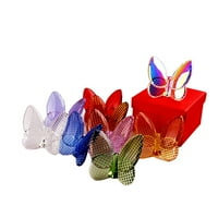 Stakleni kristal Sretni leptir živahno jarki ukrasi u boji Home Decoke