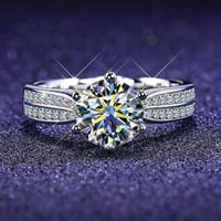 Modna ženska cirkonija Bling Diamond Retro prstena za angažman vjenčani prsten
