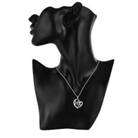 Ogrlica sa oblika za žene za žene za žensko šuplje nakit pozlaćeno srce vjenčane ogrlice privjesci za