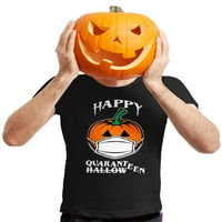 Happy halloween košulja karantena bundeve jack o later majica majica mali crni