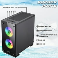 AURORA 8T PC-IGING PC-INTEL CORE I 8. GEN, GT 1660S 6GB GDDR 192bit Grafički, 16GB RAM, 512GB NVME,