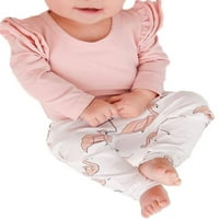 Set Newborn Baby Boy Dječji odjeća za rubne košulje + Flamingo hlače odijelo