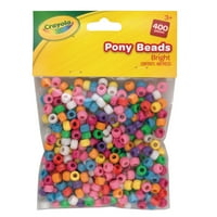 Crayola Pony perle, različite svijetle boje, po paketu