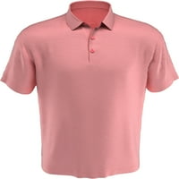Callaway Golf Big & visoka ljuljačka Tech Jaspe Geometric Print Polo majica Sunkist Coral XXL Big