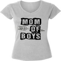 Dreamtees mama dječaka V-izrez majice za dame Žene Top - S L XL 2xL Grafički poklon za kratak majčin