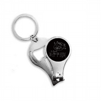 Math kowledge Krug Art Deco modni nokti za nokper Ključ za ključeve otvori za ruke Clipper
