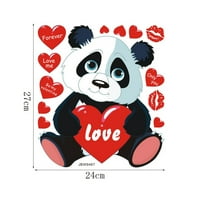 Panda naljepnica za naljepnicu za Valentinovo naljepnica za spavaću sobu naljepnica