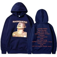 Vintage Rock Band Radiohead Merch Hoodies New Logo Žene Muškarci Zimske kapuljače Duge dugih rukava