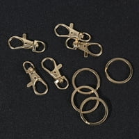 Konkl za torbu Metal Key prstenovi DIY Pribor za ključeve Cink Legura Cinyring kopča
