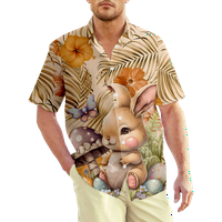 Sretan uskršnji ljetni modni 3D košulje dječaci Muška prevelika plaža Kids Deith majica kratki rukav