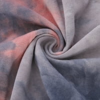 Kravata majica za žene Ljetne vrhove Dan neovisnosti Zastava Ispiši casual kratkih rukava Bluze Grafičke majice
